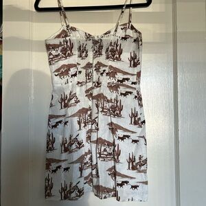 Reformation Roarke dress in a Western Print, Size (2)